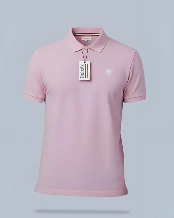 Pink Quizas-Dry fit Polo Shirt