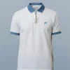 Baby Blue Collar Quizas-HoneyCombed  Polo Shirt