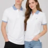 Baby Blue Collar Quizas-HoneyCombed  Polo Shirt