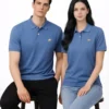baby blue Quizas-Dry fit Polo Shirt