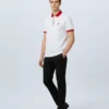 Red Collar Quizas-HoneyCombed  Polo Shirt
