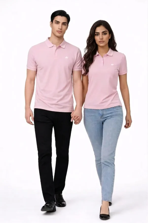 Pink Quizas-Dry fit Polo Shirt