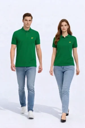 Green Quizas-Dry fit Polo Shirt