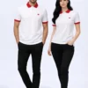 Red Collar Quizas-HoneyCombed  Polo Shirt