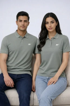 Gray Quizas-Dry fit Polo Shirt