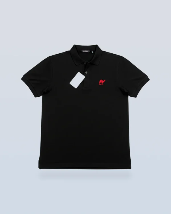 Black Quizas-Dry fit Polo Shirt