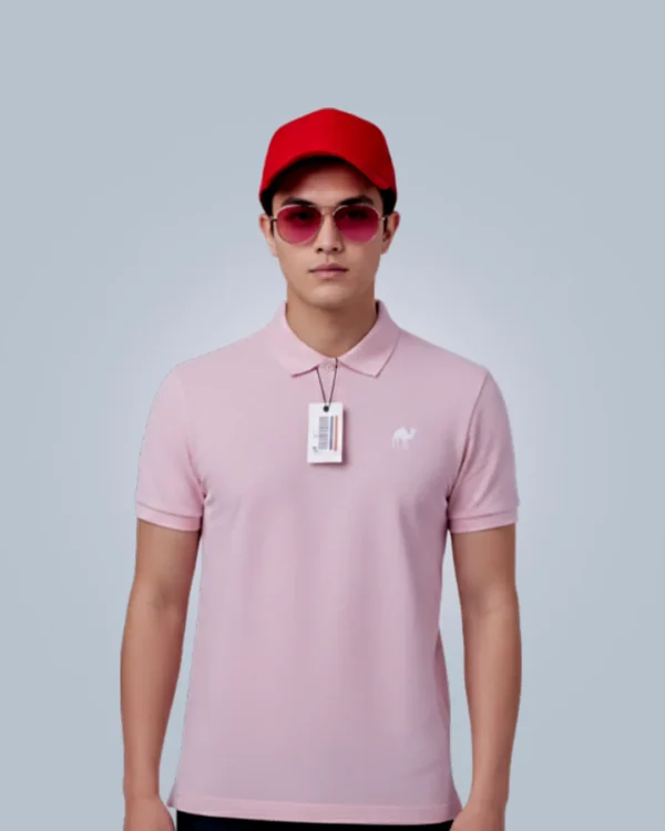Pink Quizas-Dry fit Polo Shirt