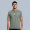Gray Quizas-Dry fit Polo Shirt