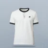 White*Black Quizas- Round Neck T-Shirt