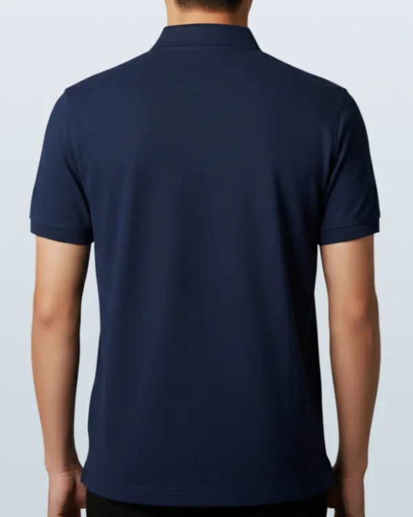 navy blue Quizas-Dry fit Polo Shirt