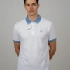 Baby Blue Collar Quizas-HoneyCombed  Polo Shirt
