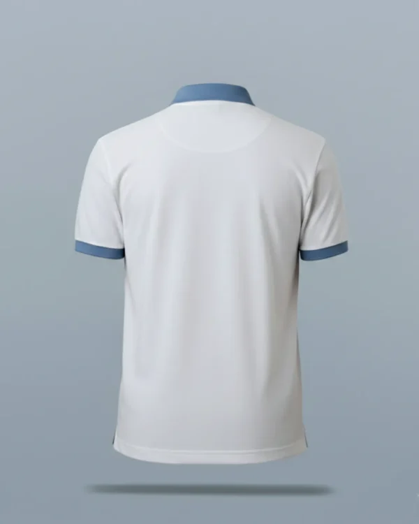 Baby Blue Collar Quizas-HoneyCombed  Polo Shirt